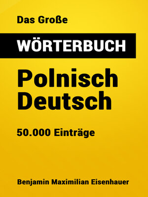cover image of Das Große Wörterbuch Polnisch--Deutsch